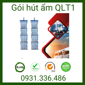 Dây treo chống ẩm container: Bột hút ẩm, Silica Gel, clay 1kg