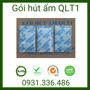 Gói Hút Ẩm 20g Silica Gel - Vỏ OPP màu xanh