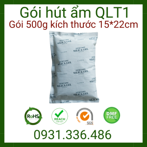 GÓI HÚT ẨM 500G SILICA GEL - Vỏ màng PE cường độ cao