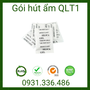 Gói Hút Ẩm 3g - Giấy Phức Hợp Ba Lớp Màu Đen, Đỏ