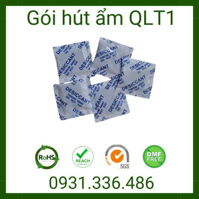 Gói Hút Ẩm 1g - Giấy Phức Hợp Ba Lớp màu đen, đỏ