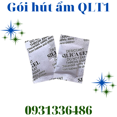 Gói Hút Ẩm 2g - Giấy Phức Hợp Ba Lớp Màu Đen, Đỏ